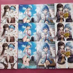 男女の友情は成立する？いや、しないっ！！ イラストカード✕12