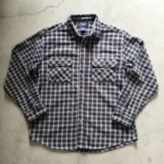 【00s】ファイブブラザー ヘビー ネルシャツ XL チェック ビッグサイズのサムネイル