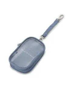 ジェラートピケ キャリーポーチ ブルー