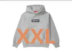 Supreme Box Logo Hooded Sweatshirt grey