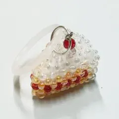 【アンブレラマーカー】イチゴのケーキ（ショート）