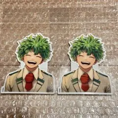 僕のヒーローアカデミア ダイカットステッカー 緑谷出久 2枚