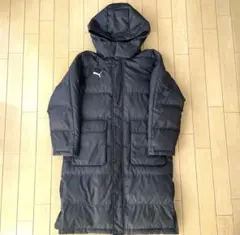 PUMA ダウンベンチコート 140 黒