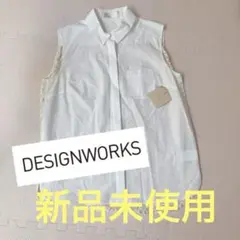 新品未使用　デザインワークス　designworks レース ノースリーブシャツ