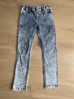 【150cm】 MPS デニムブルー ハイウエストパンツ