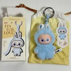 ラブブ PIN FOR LOVE ぬいぐるみキーホルダー【K】