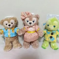 ワンダフルフレンドシップ　ぬいぐるみバッジ