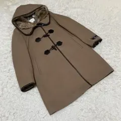 BEAUTY&YOUTH ダッフルコート　ファー付き　アウター　ブラウン系　 M