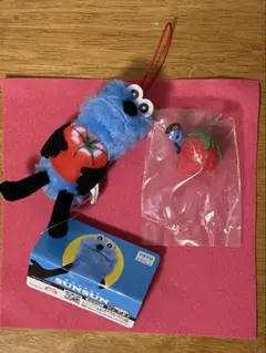 パペットスンスン　新鮮!食べ物マスコット　トマト ＆ いちご