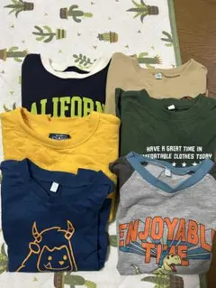 カラフルトレーナー6点セット 120cm