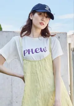 coen シンプル プリントTシャツ