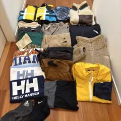 主に150cmのお洋服セット（ヘリーハンセン, ノースフェイス等）