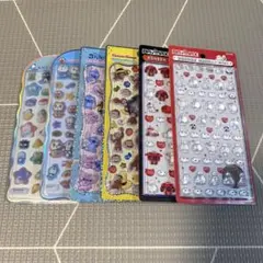 ボンボンドロップシール コットンパフィーシール プチドロップステッカー