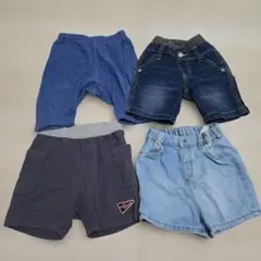 ベビー ハーフパンツ 4点セット 80cm