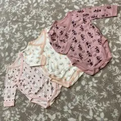 UNIQLOベビー 長袖ボディスーツ　60cm ×2枚、70㎝×1枚