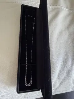 プラチナ 3連チェーンネックレス