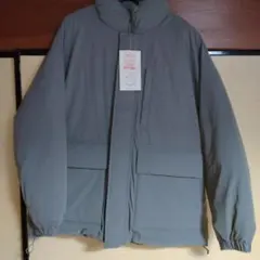 中綿ジャケット グレー 灰色 SEASON REASON しまむら