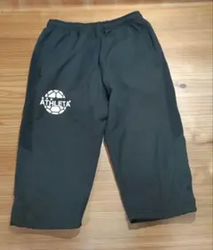 アスレタ ATHLETA 5分丈 クロップパンツ ユニM 黒 フットサルのサムネイル