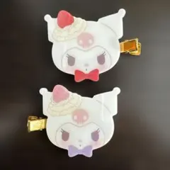 クロミ 前髪クリップ いちご ヘアクリップ サンリオ ヘアピン 髪留め