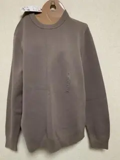 タグ&シール付き　未使用　ウォッシャブルストレッチミラノリブクルーネックセーター