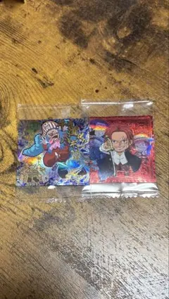 ワンピース 大海賊シールウエハース.14 シャンクス　パラレル　バギー　セット