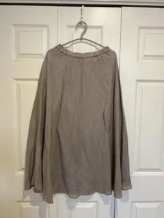 アーバンリサーチドアーズ　リネン100%ロングスカート　ゴム