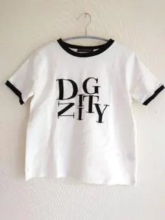 GORGE ゴージ 半袖 Tシャツ オフホワイト ロゴ刺繍 リンガーTシャツのサムネイル