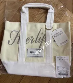 herlipto ハリプ HLT キャンバス ミニ トート バック イエロー 黄