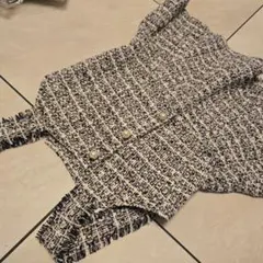 グレイル♡ラメツイードビスチェ×ミニフレアスカートセットアップ ta173