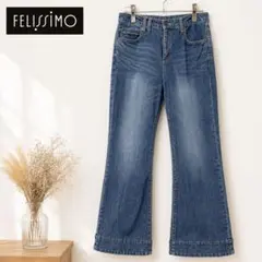 FELISSIMO デニムパンツ ブーツカット 13号のサムネイル
