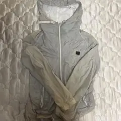 DIESEL ナイロンジャケット フーディー グレー