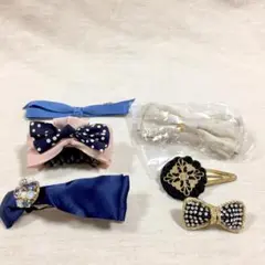 ヘアアクセサリー 6点セット ミニマム エニィスィス 未使用 バレッタ