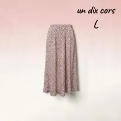 un dix cors 花柄フレアスカート Lサイズウエストゴムのサムネイル