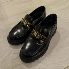【美品】DIOR CODE ローファー　ブラッシュド　カーフスキンのサムネイル