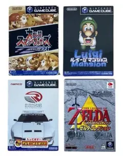 HFD2104 ★一部未開封★ 任天堂 ゲームキューブ ゲームソフト 4本セット