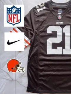 ナイキ　NIKE　ゲームシャツ　ブラウンズ　NFL　ジャージ　ストリート