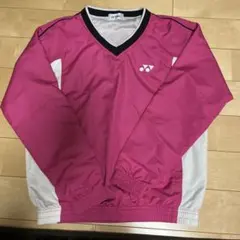 ピンク Vネック 長袖 ウォームアップウェア