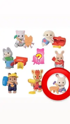 シルバニアファミリー 赤ちゃん工作だいすきシリーズ　ショコラウサギの赤ちゃん