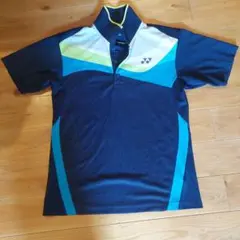 YONEX バドミントンシャツ Mサイズ ネイビー