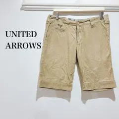 ユナイテッドアロウズ ハーフパンツ 綿100% ペイズリー カジュアル シンプル