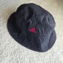 adidasレディース帽子 ネイビー ロゴピンク刺繍のサムネイル