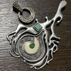 SILVER 925 大きなネックレストップ 他 セット スペイン マラカイト