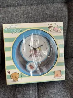 こげぱん　スイングクロック　置き時計　未使用品　サンエックス　平成レトロ
