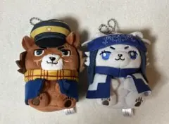 ゴールデンカムイ どうぶつフォーゼ マスコット 杉元佐一 アシリパ 2種セット