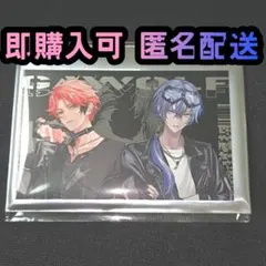 にじさんじ　ぎゃうるふ　チェキ風カード　赤城ウェン&小柳ロウ　ツーショ