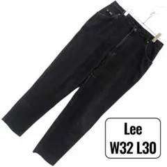 Lee W32 L30 デニムパンツ スミクロ ブラック コットン 春