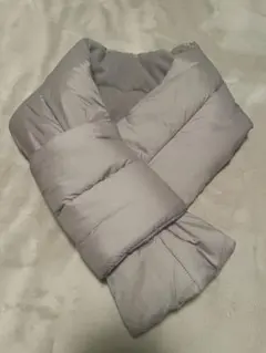 UNIQLO ヒートテックライニングパデッドマフラー ライト03グレー