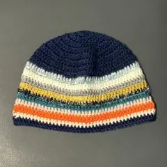 ビーニー　バケットハット　クラッシャーハット　クロシェハット　ニット帽　一点物