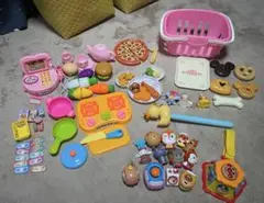 おままごとセットなど　子供おもちゃ　まとめ売り【レジ、アンパンマン、ディズニー】
