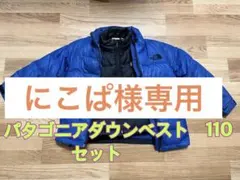 にこぱ様専用　パタゴニアダウンベスト110